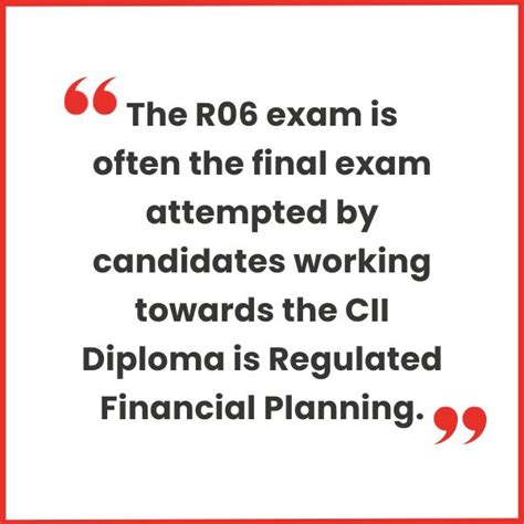 How to pass the CII R06 Exam .